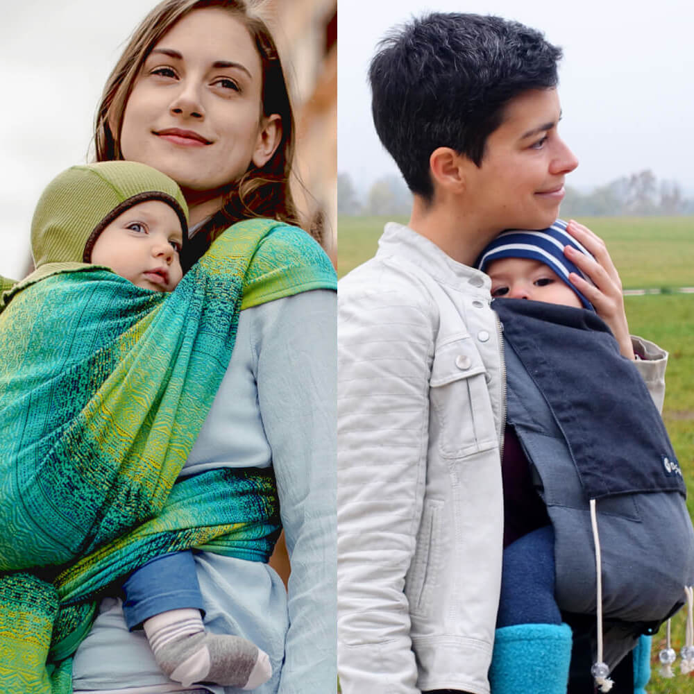 Porter bébé avec une écharpe de portage, pour ou contre ? 