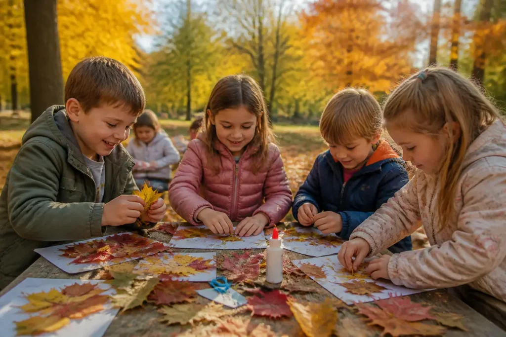 Bricolage d’automne avec des feuilles d’arbre : 15 idées créatives