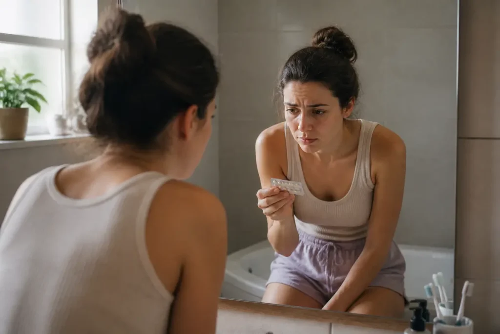 “J’ai mes règles alors que j’ai pas fini ma pilule : que faire ?”